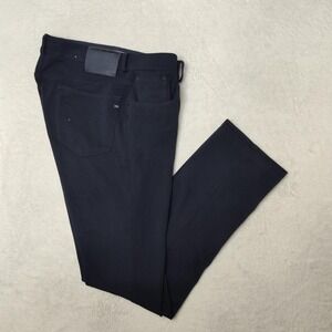 BRAX Pants Mens 33x31 Blue Chuck Hi-Flex Chino Slim Jersey Stretch Golf Tech